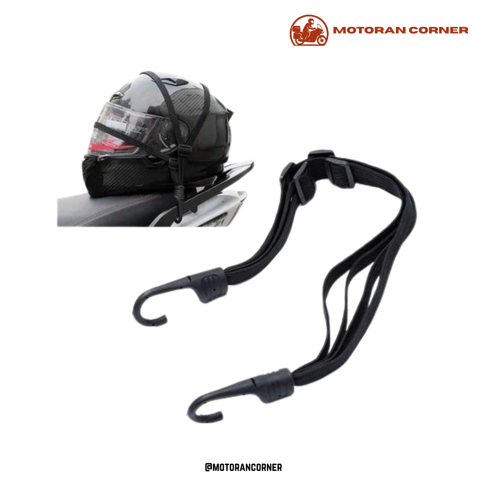 Tali Pengikat Helm Jaring Helm Laba Laba Premium Karet Pengaman Helm Super Tebal