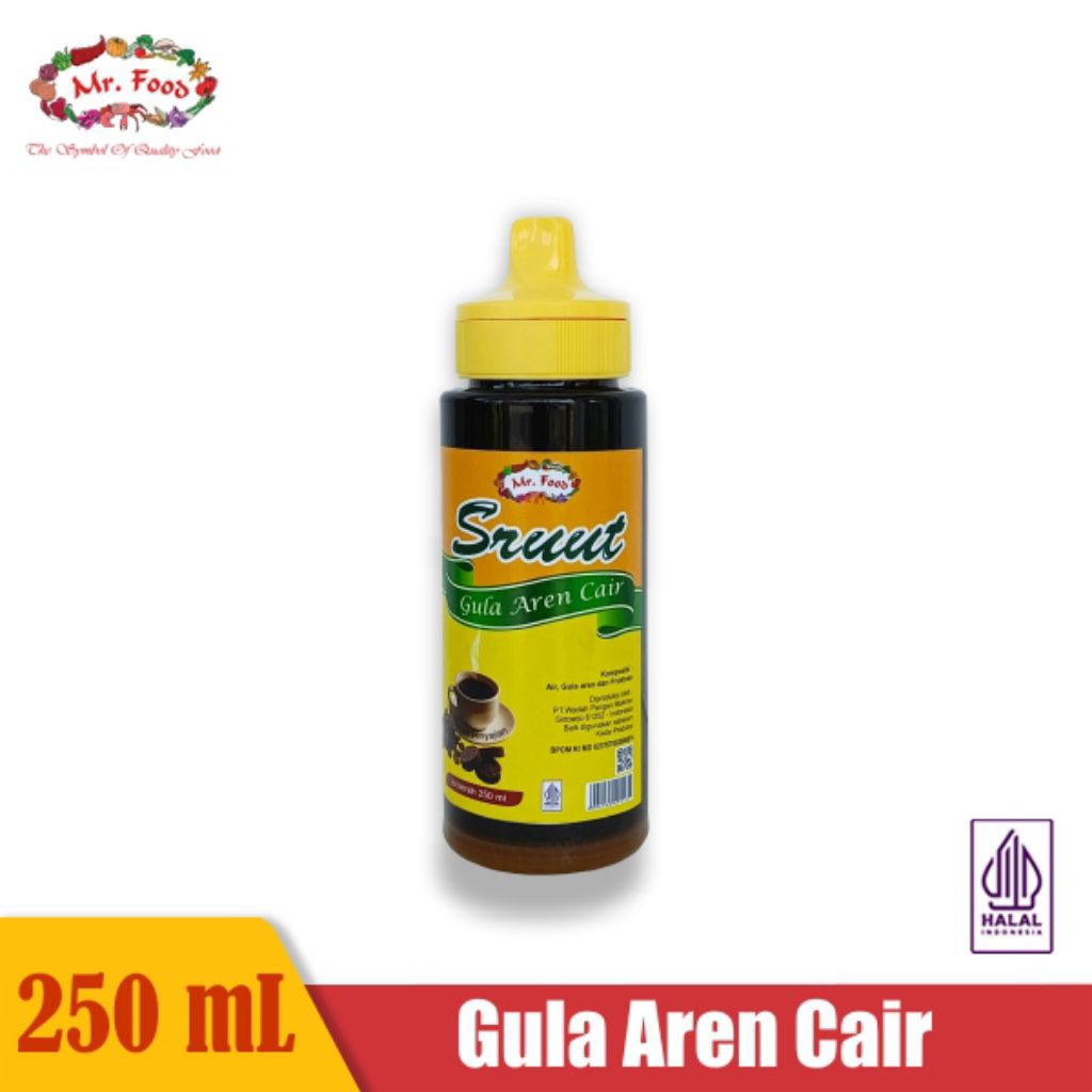 Sirup Gula Aren Cair Mr. Food Kemasan botol 250ml