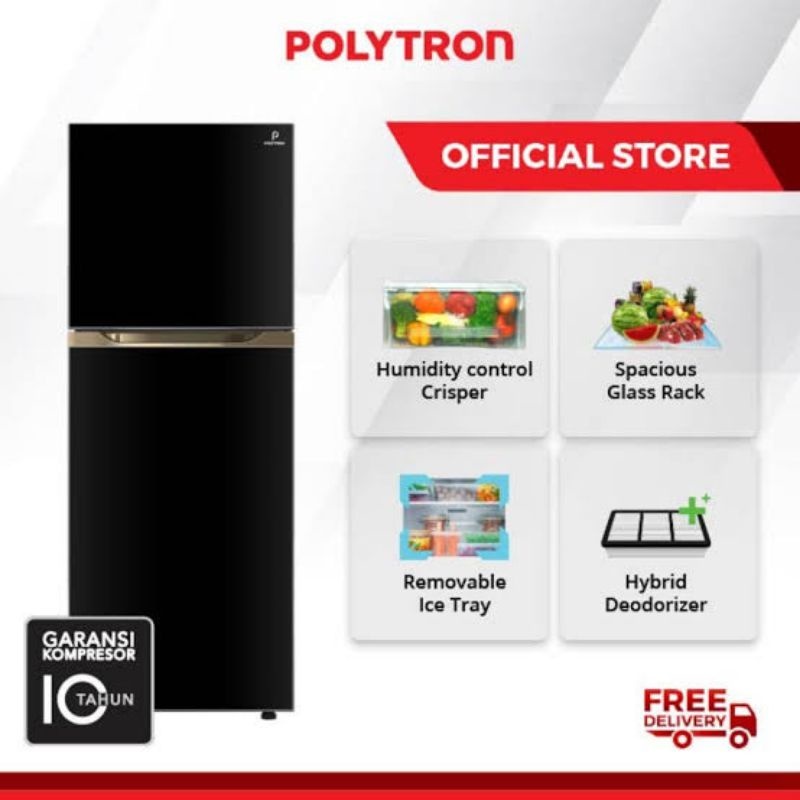 KULKAS POLYTRON 2 PINTU - (PRM-430)