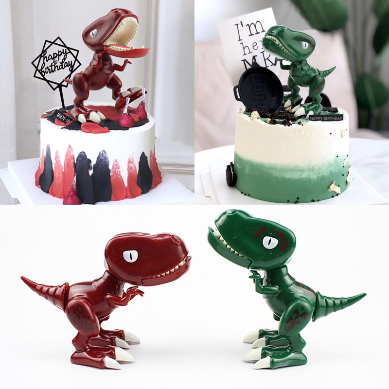 Cake Topper Dinosaurus / Topper Lucu / Topper Kue Ulang Tahun