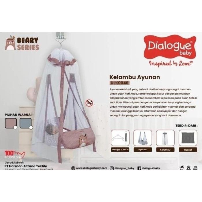 Dialogue Baby Kelambu Ayunan Beary Series DLK0046