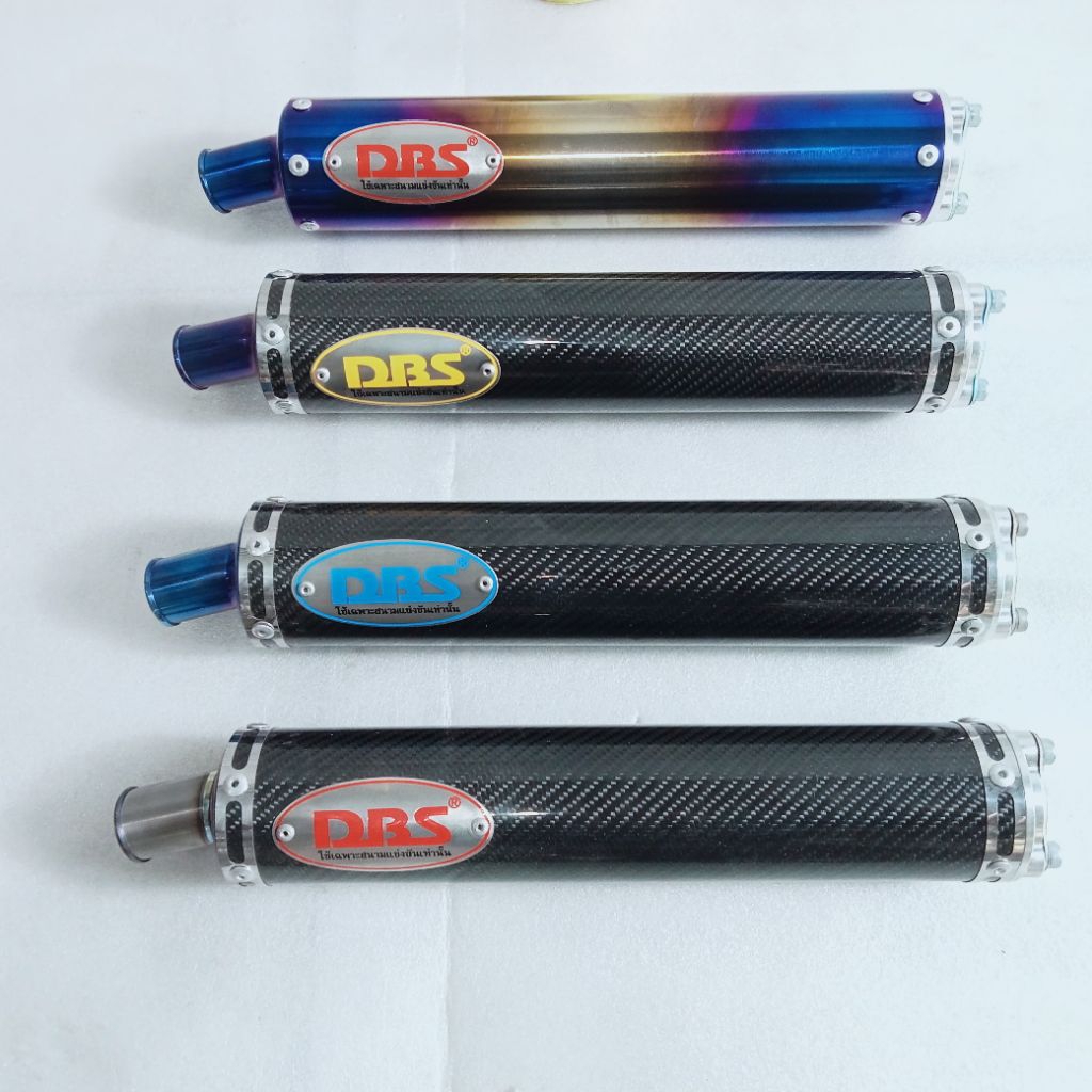 Silincer knalpot DBS & HBY ORIGINAL THAILAND Carbon Kevlar Asli ujung Titanium Blue Ninja R RR SS ZX