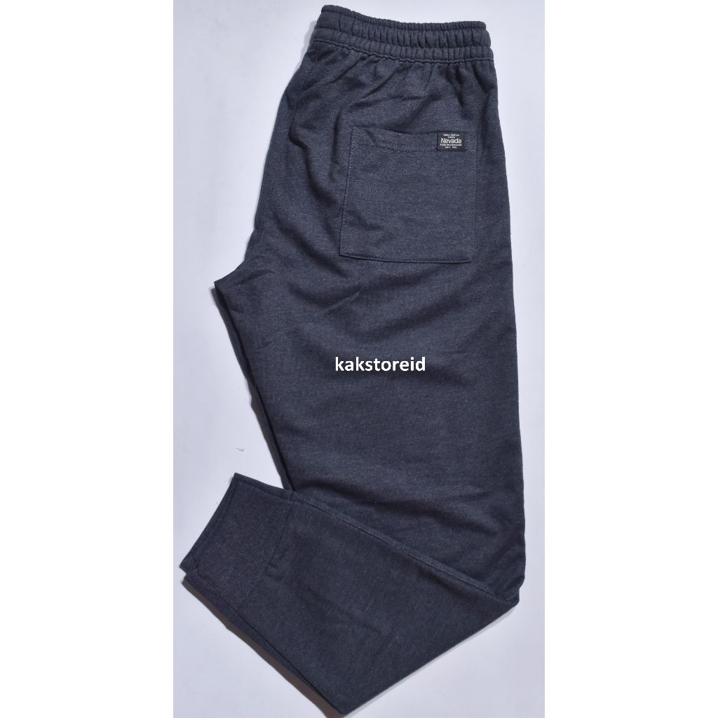 Celana Panjang Training Pria NEVAD* Abu Tua CTN 32 #Celana Murah
