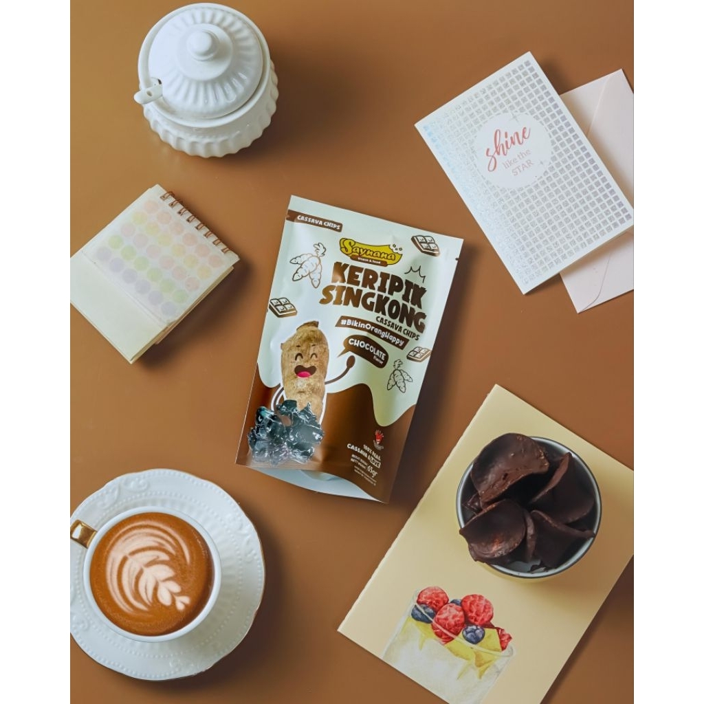 Keripik Singkong Coklat Saynana