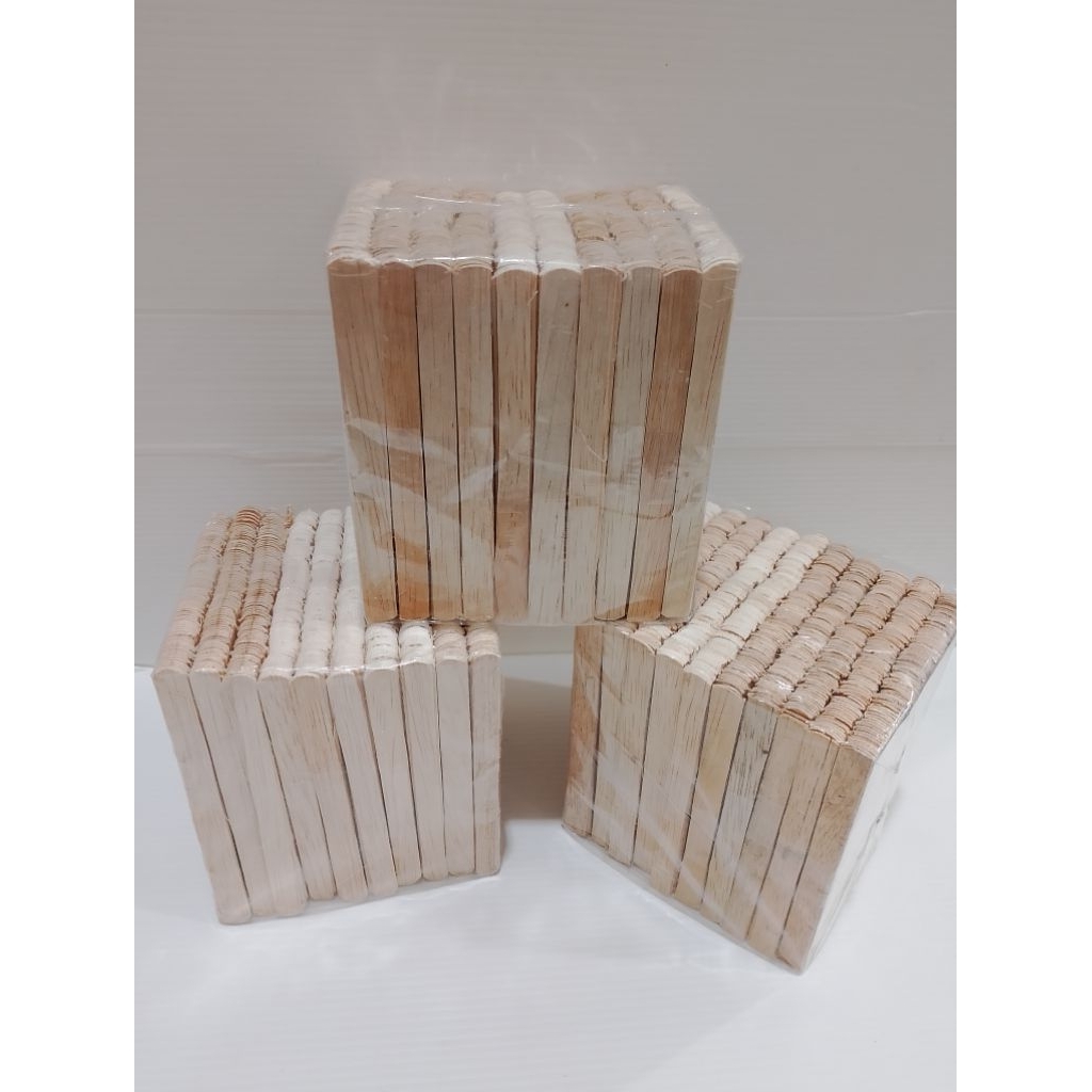 {500pcs} Stik | Stik Kayu | Stik Es Cream | Stik Mainan | Stik Upin Ipin | Kerajinan | Stik Kayu