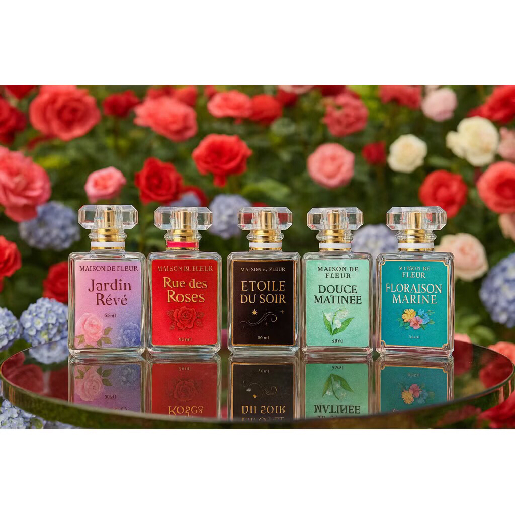 Parfum Maison de Fleur 35ml – Wangi Floral Fresh & Woody Vanilla Premium