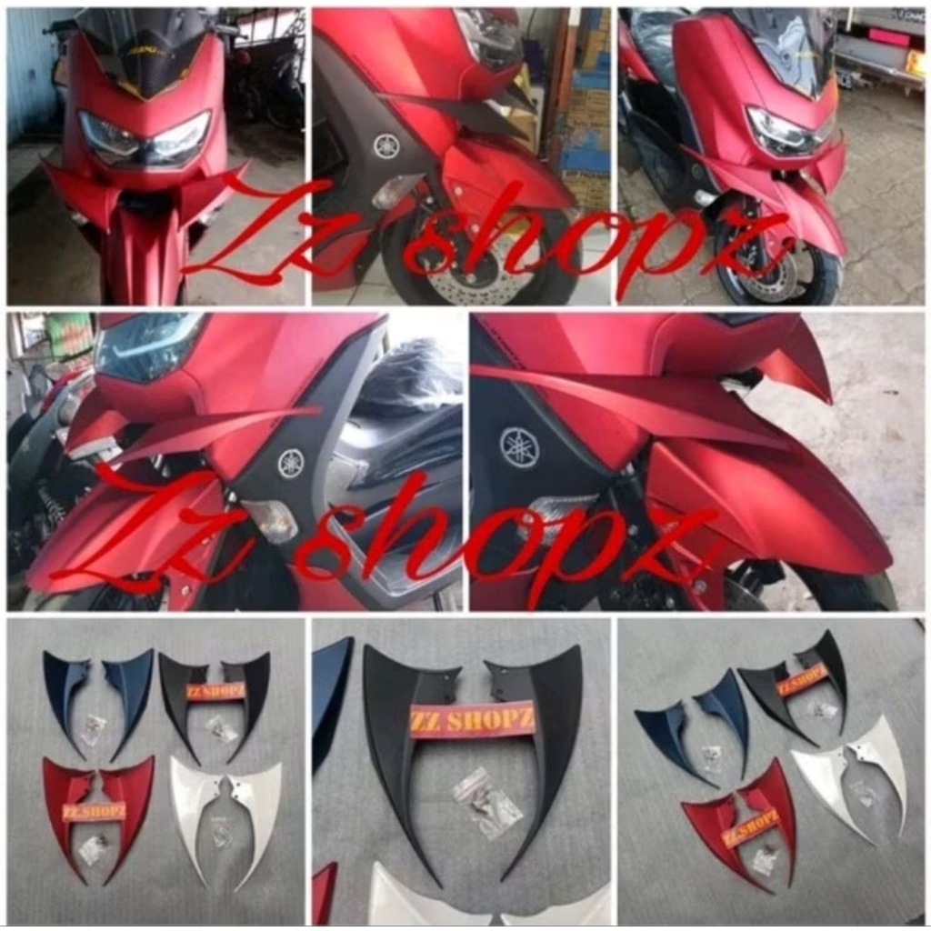 Winglet Aksesoris Variasi Yamaha New Nmax 2020 variasi depan nmax 2020 sayap depan NMAX new