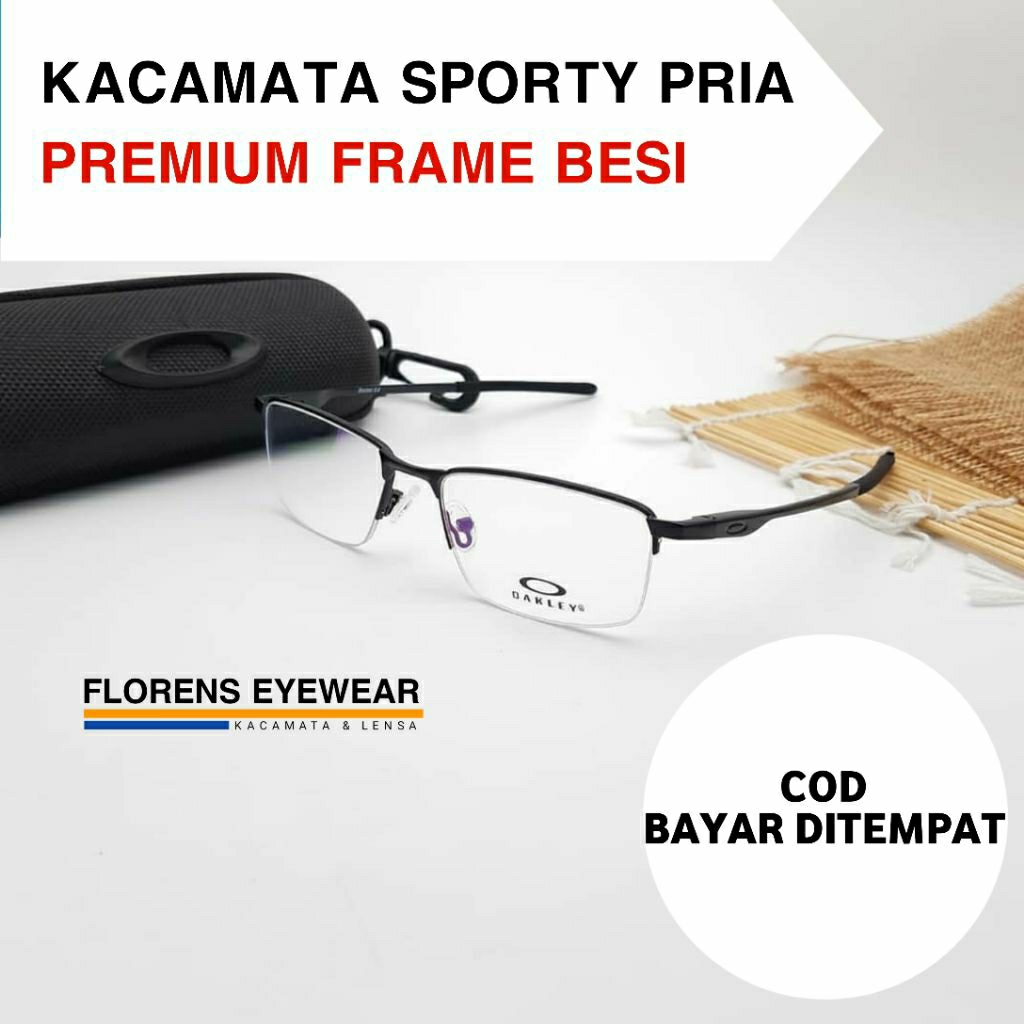 Kacamata Pria | Kacamata Oakley Premium Frame Besi