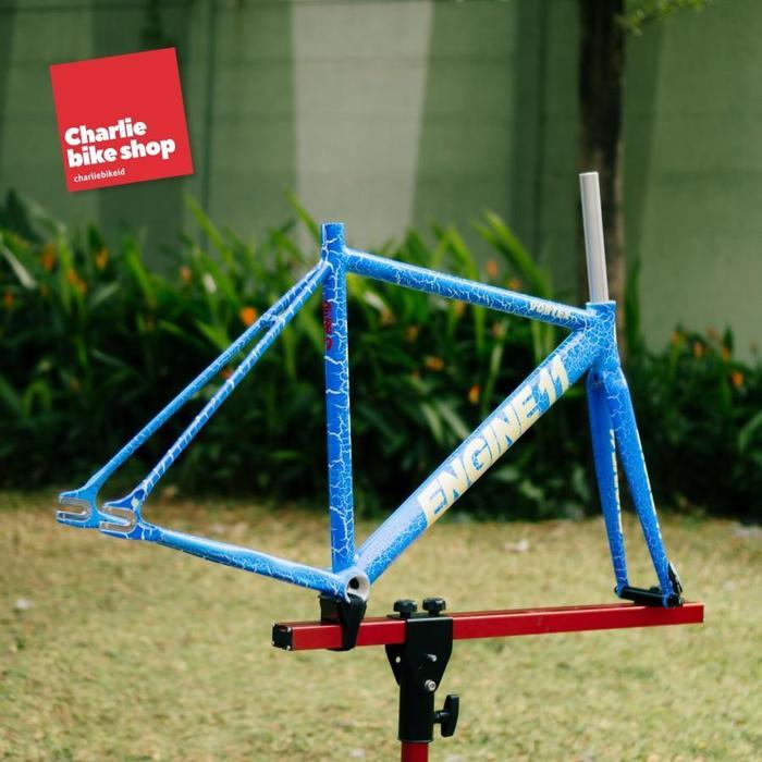 Frameset Fixie ENGINE 11 VORTEX 2024 - Lightning Blue