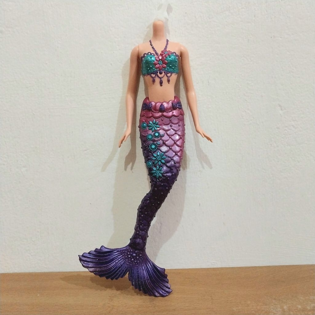 Barbie Mermaid Body Mattel Official Boneka Second Preloved Jadul Collector