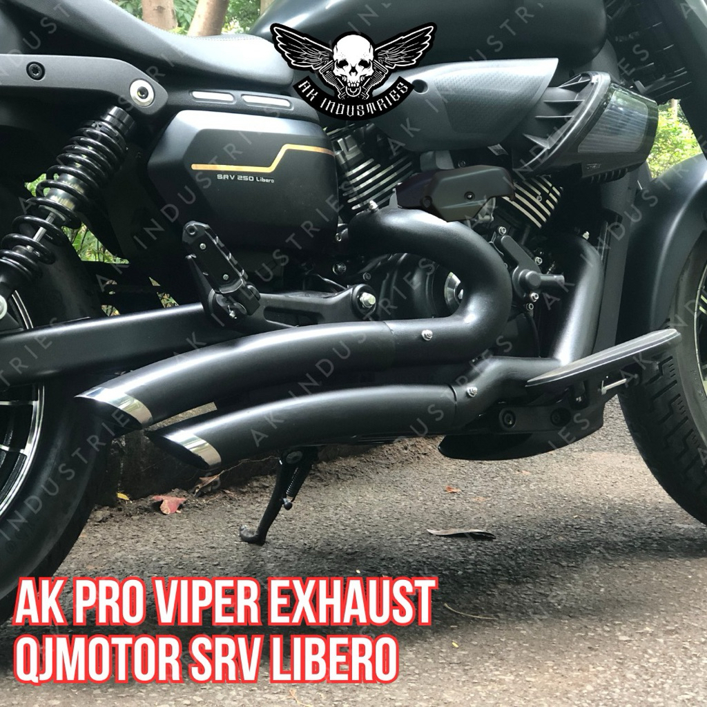 Knalpot QJ SRV Libero 250 - Proviper