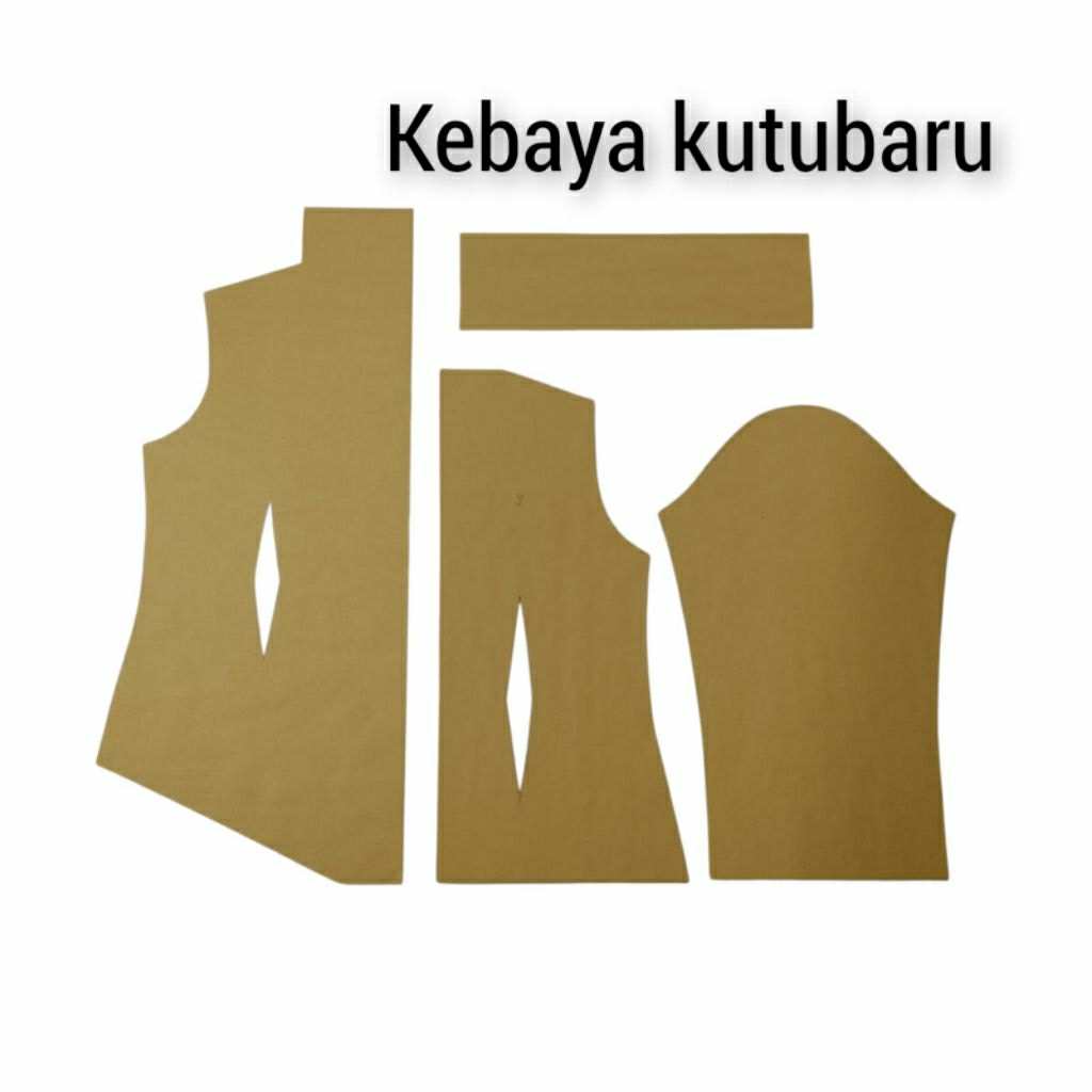 pola kebaya kutubaru