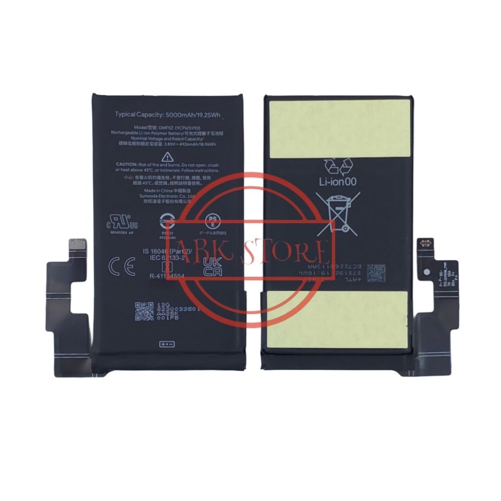 BATERAI GMF5Z COMPATIBLE UNTUK GOOGLE PIXEL 7 PRO (GOPIX 7 PRO) BATTERY ORIGINAL QUALITY