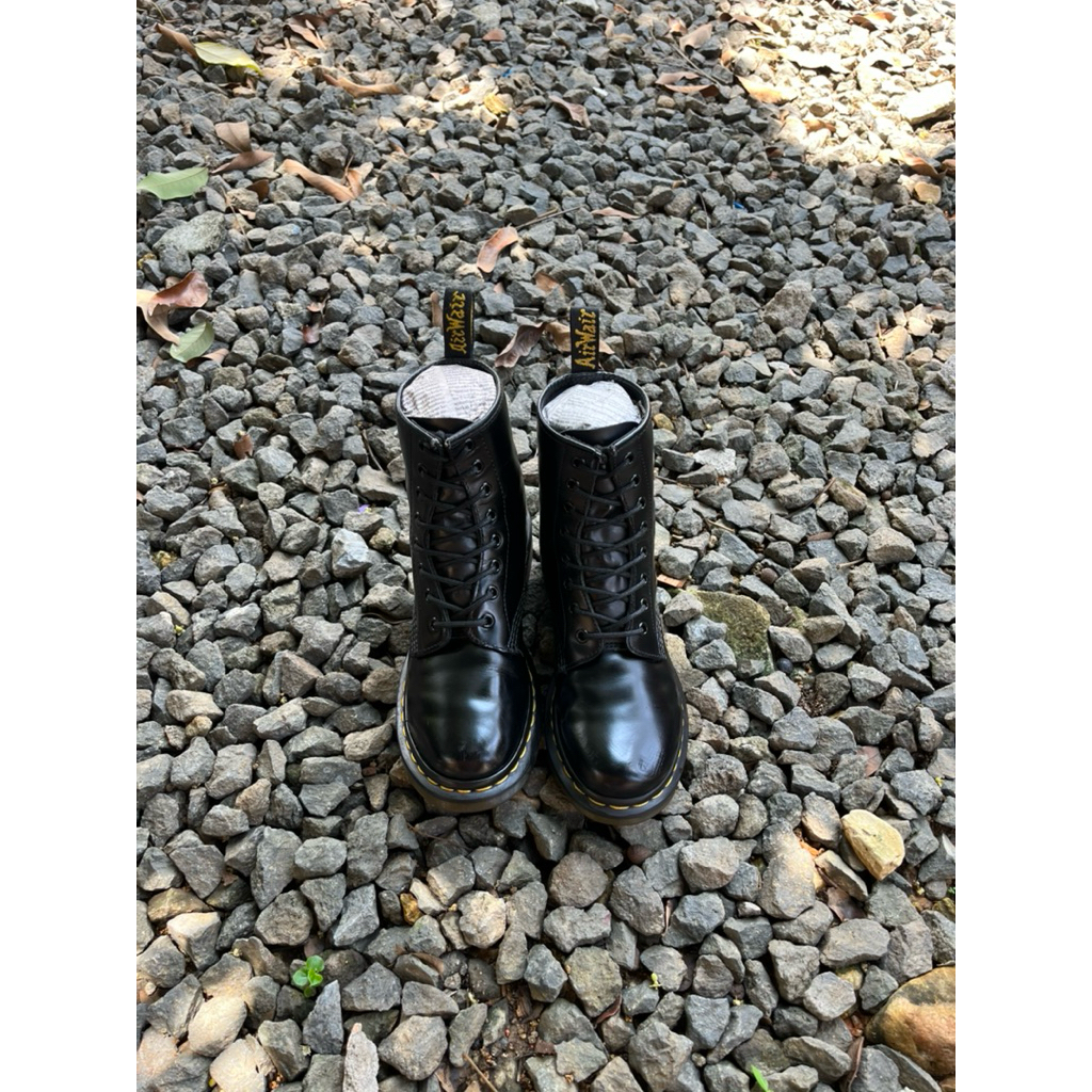 dr. martens second 1460 black smooth / original / size 38