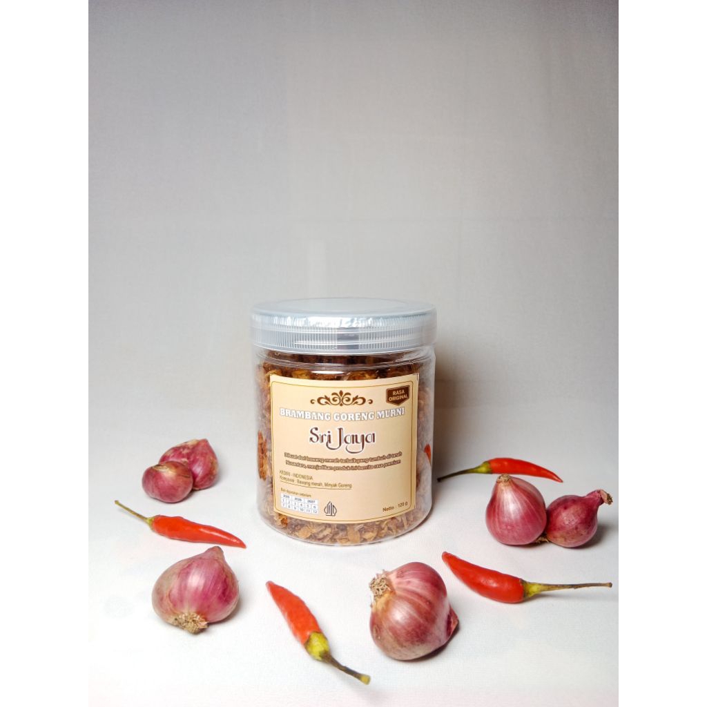 Brambang Goreng Premium Sri Jaya – 100% Asli Bawang Merah KediriBawang Goreng Renyah Gurih Sri Jaya 