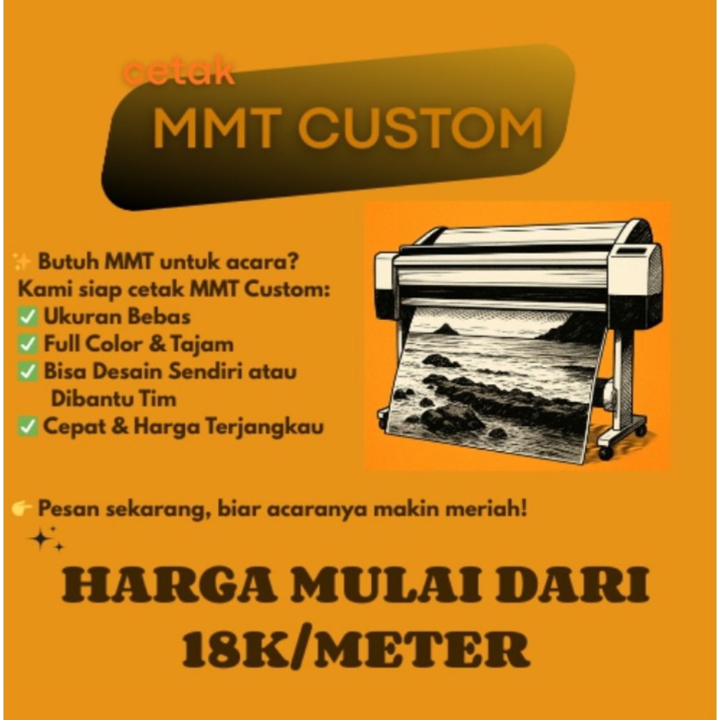 cetak custom MMT