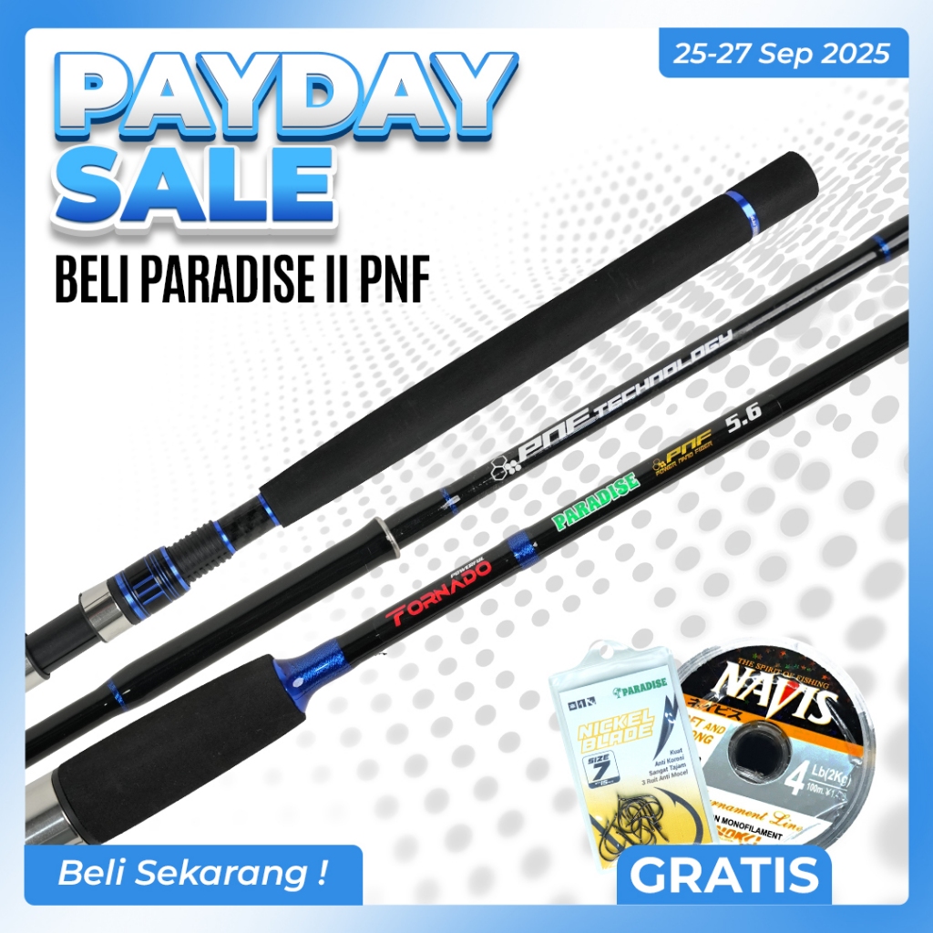 Paradise Joran Pancing Paradise Ii Pnf Power Nano Fiber Joran Pancing Karbon Kuat Presisi Full Eva