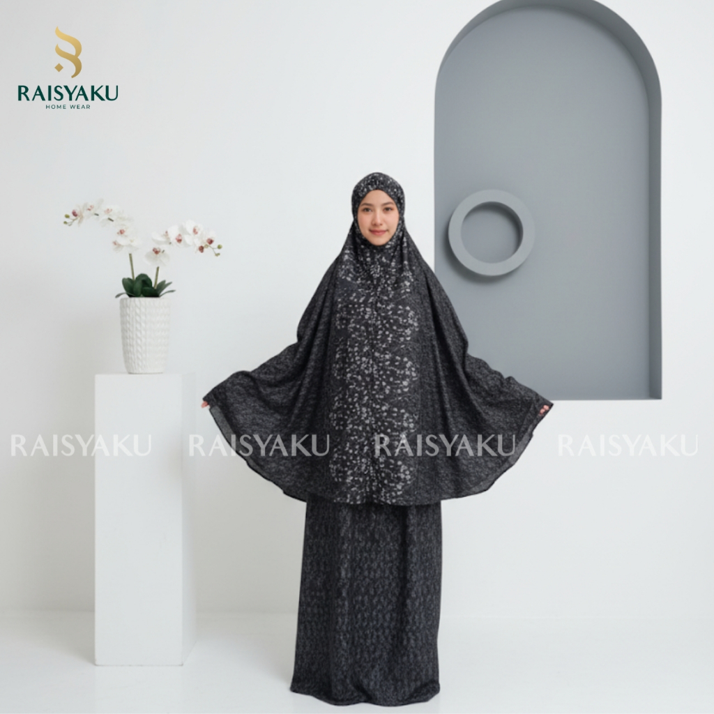 Mukena Dewasa TERATAI Motif || Mukena Bahan Katun Motif Premium Murah