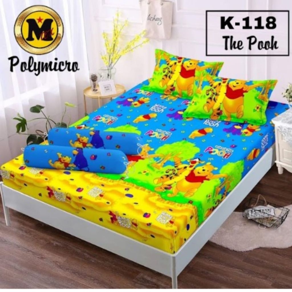 Sprei karakter 180x200 kasur no 1 dan 120x200 kasur no 3