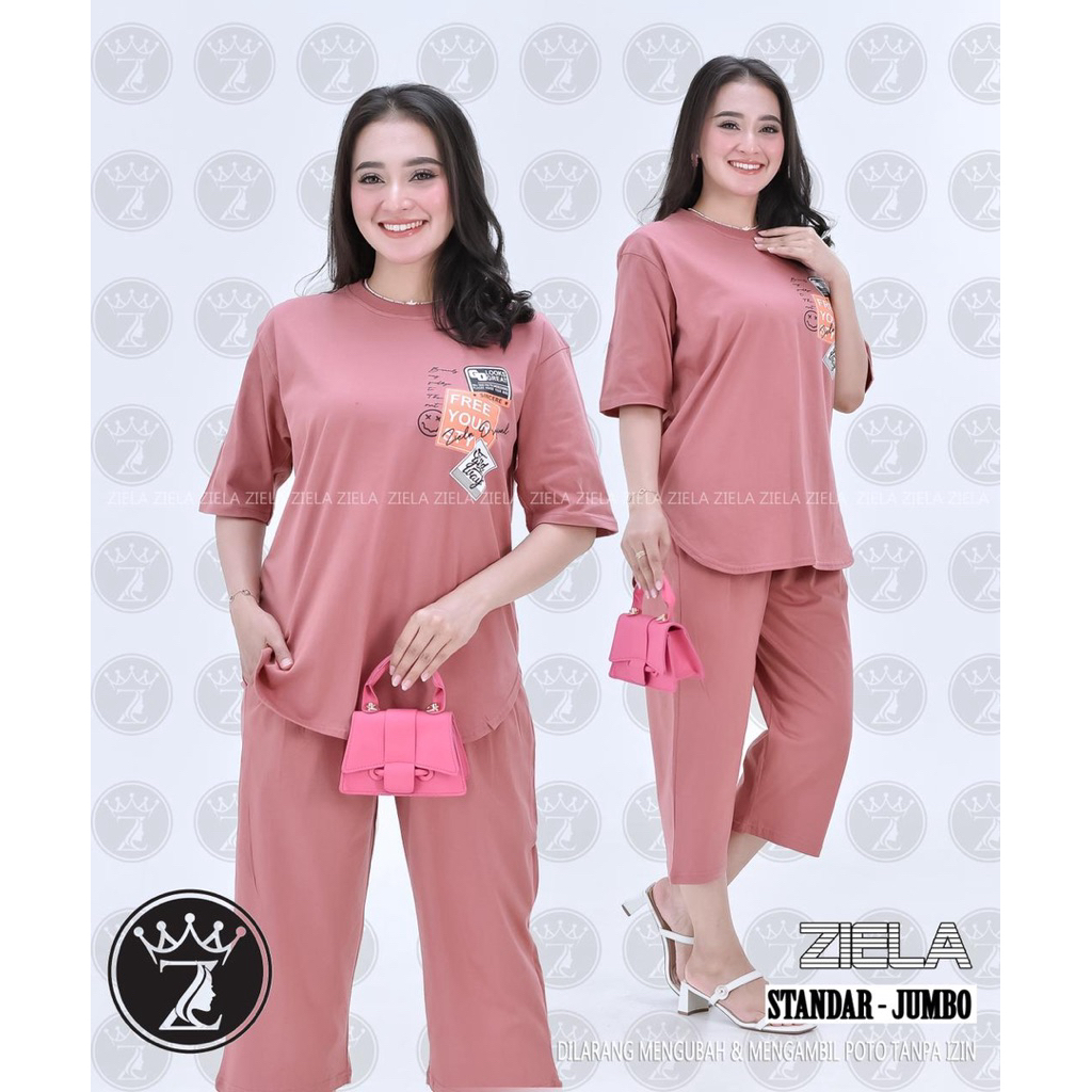 ONE SET COMBED PENDEK ORY ZIELA/ONE SET COMBED 7/8 BY  ZIELA COLLECTION/SETCEL 7/8 JUMBO BAHAN COMBE
