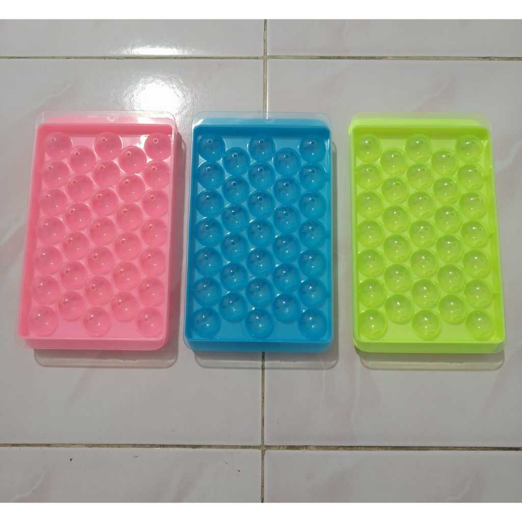 CETAKAN JELLY BULAT / TELUR PUYUH Telur / cetakan es bulat puyuh 33 / cetakan es bulat puyuh besar