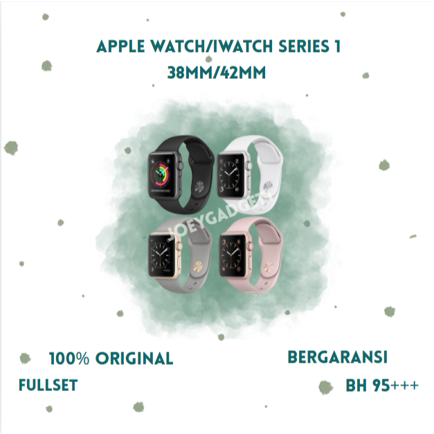 Apple Watch/iWatch Series 1 38MM/42MM S1 Second Fullset 100% Original Bergaransi Ex internasional