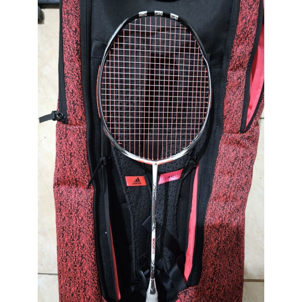 Raket Badminton Adidas Wucht P8 White 4UG5 (Bekas)