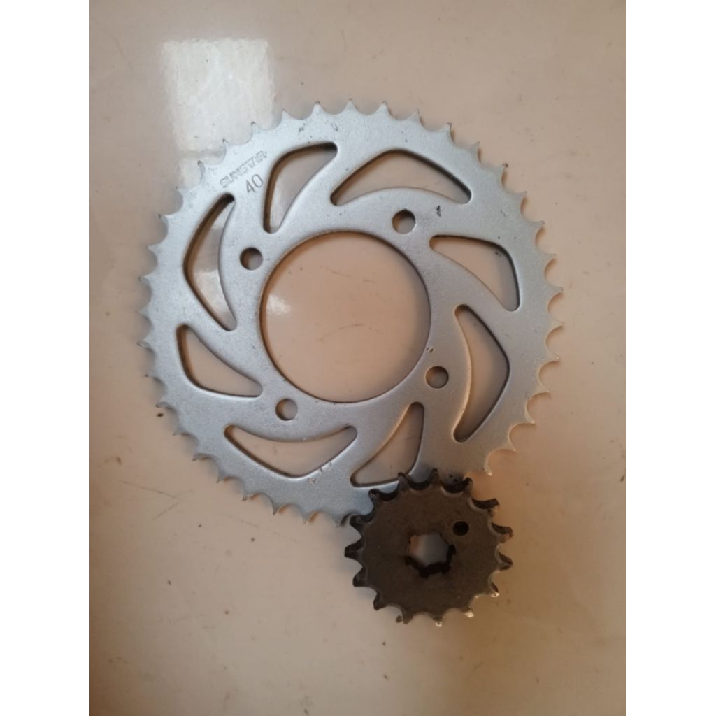 gir gear bagian depan belakang original Yamaha motor Vega ZR, Jupiter Z1 robot.