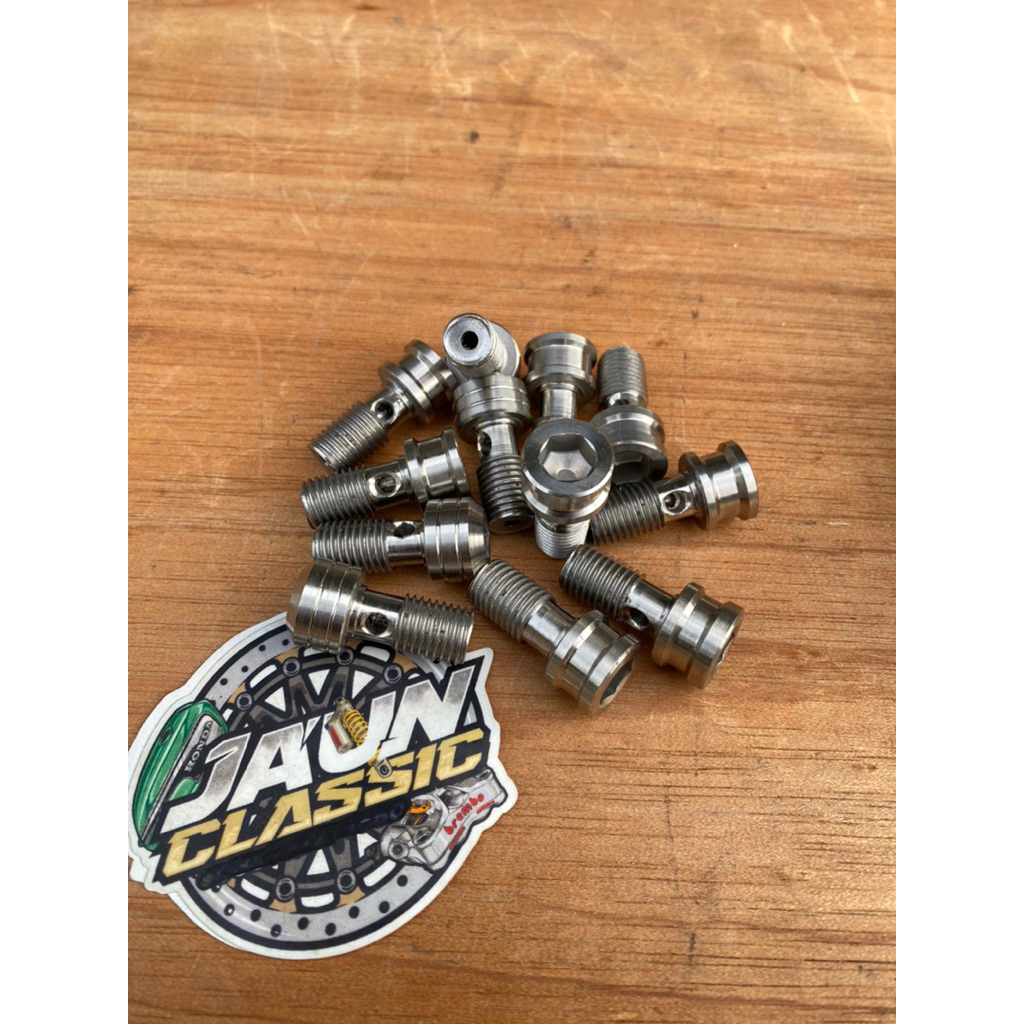 baut L master kaliper baut L rem / baut L nepel master rem kaliper stenlis stainless steel