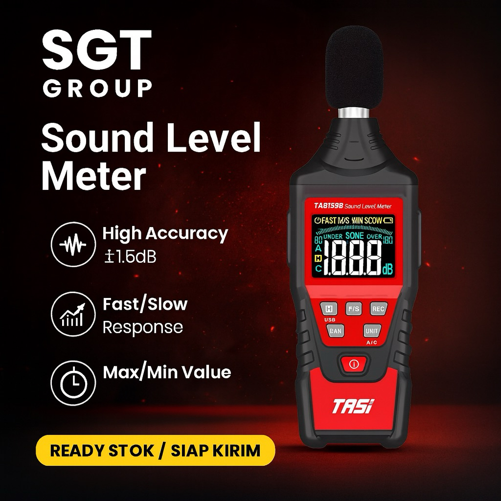 Sound Level Meter Data Logger TASI TA8153B Noise Decibel Tester DB TA-8153B USB PC Logging Digital T