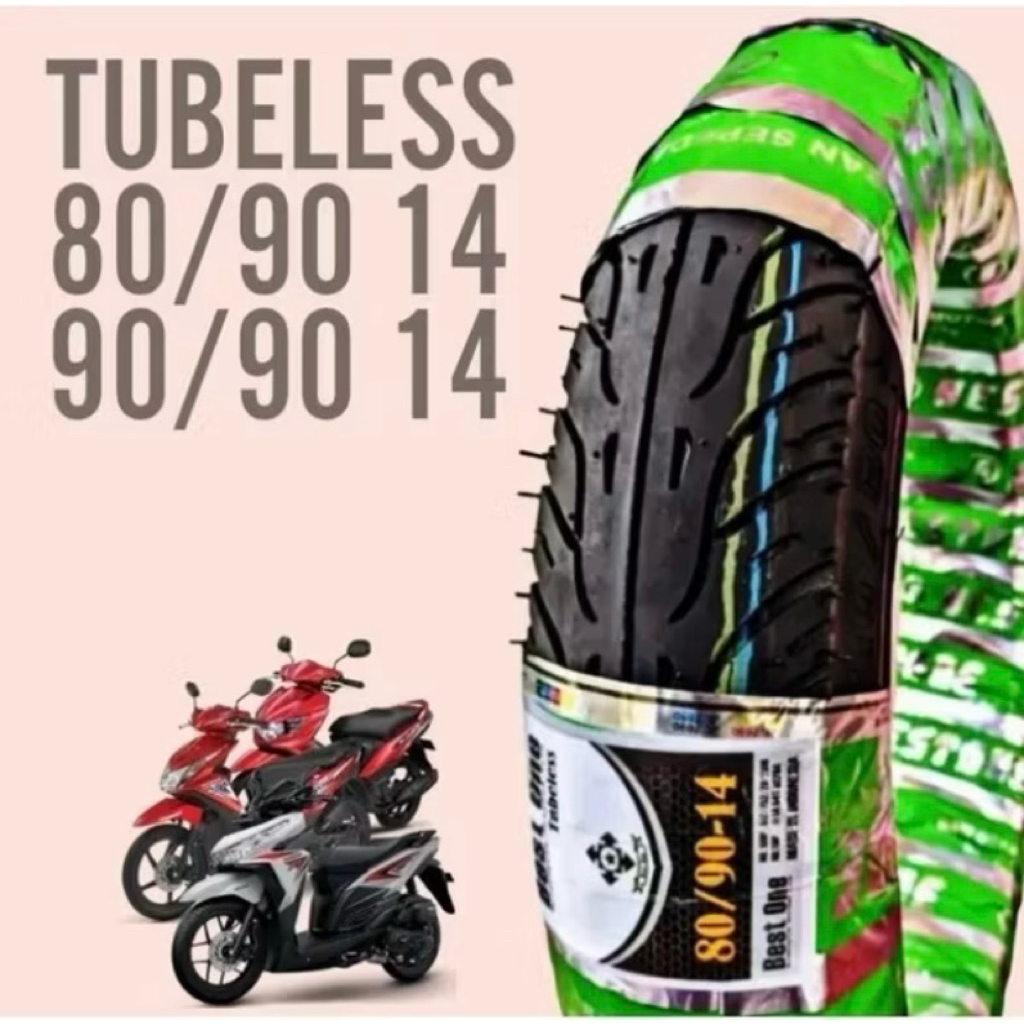 BAN federal matic vario beat 90/90 -14 80/90-14  tubeless ring 14 (ukiran tubles)