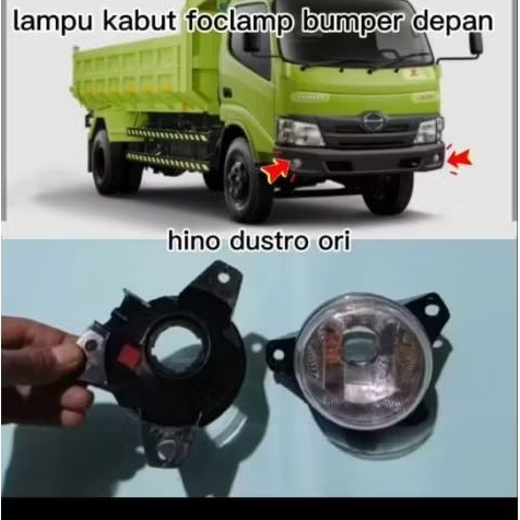Lampu kabut lampu foglamp hino Dutro  euro 4 bisa di rombak ke mobil universal ori