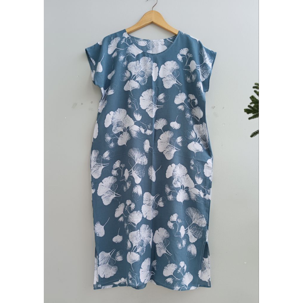 Daster jumbo// Homy dress// daster longgar Ld 130 bahan rayon adem