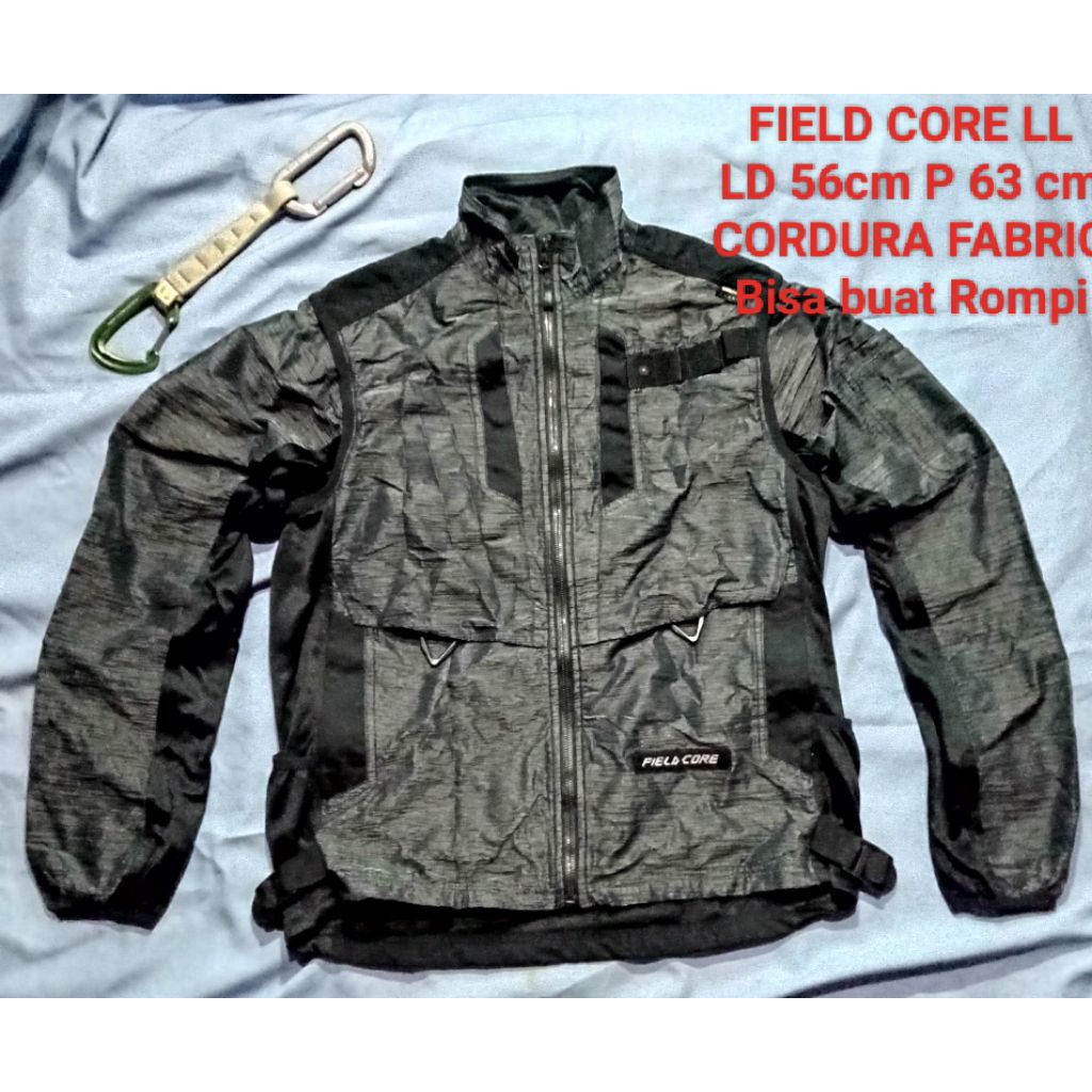 Jaket Gunung FIELD CORE Cordura bisa ROMPI/VEST WINDBRAKER  Running jacket bekas original
