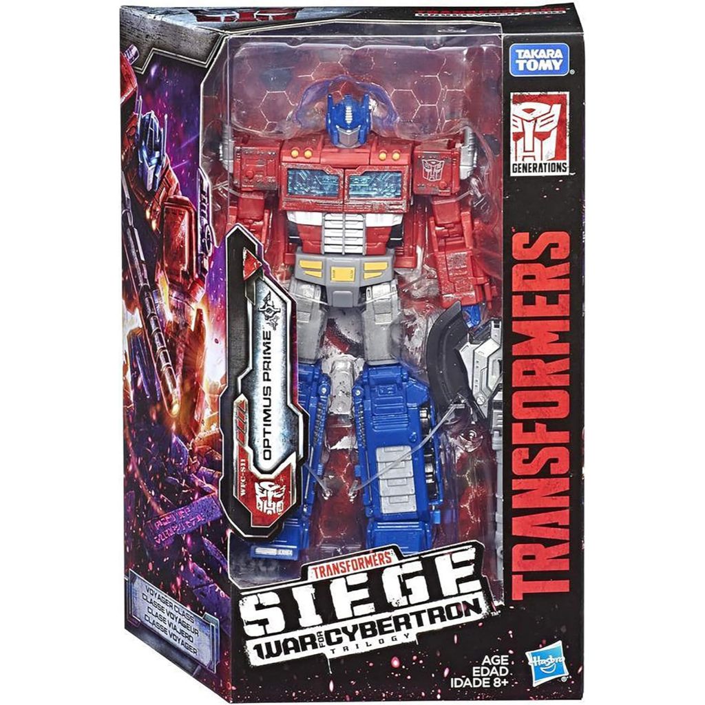 Transformers Generations War for Cybertron: Siege Voyager Class WFC-S11 Optimus Prime Action Figure 