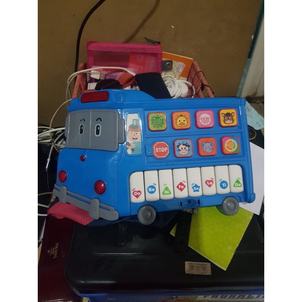 mainan edukasi anak piano musik suara hewan