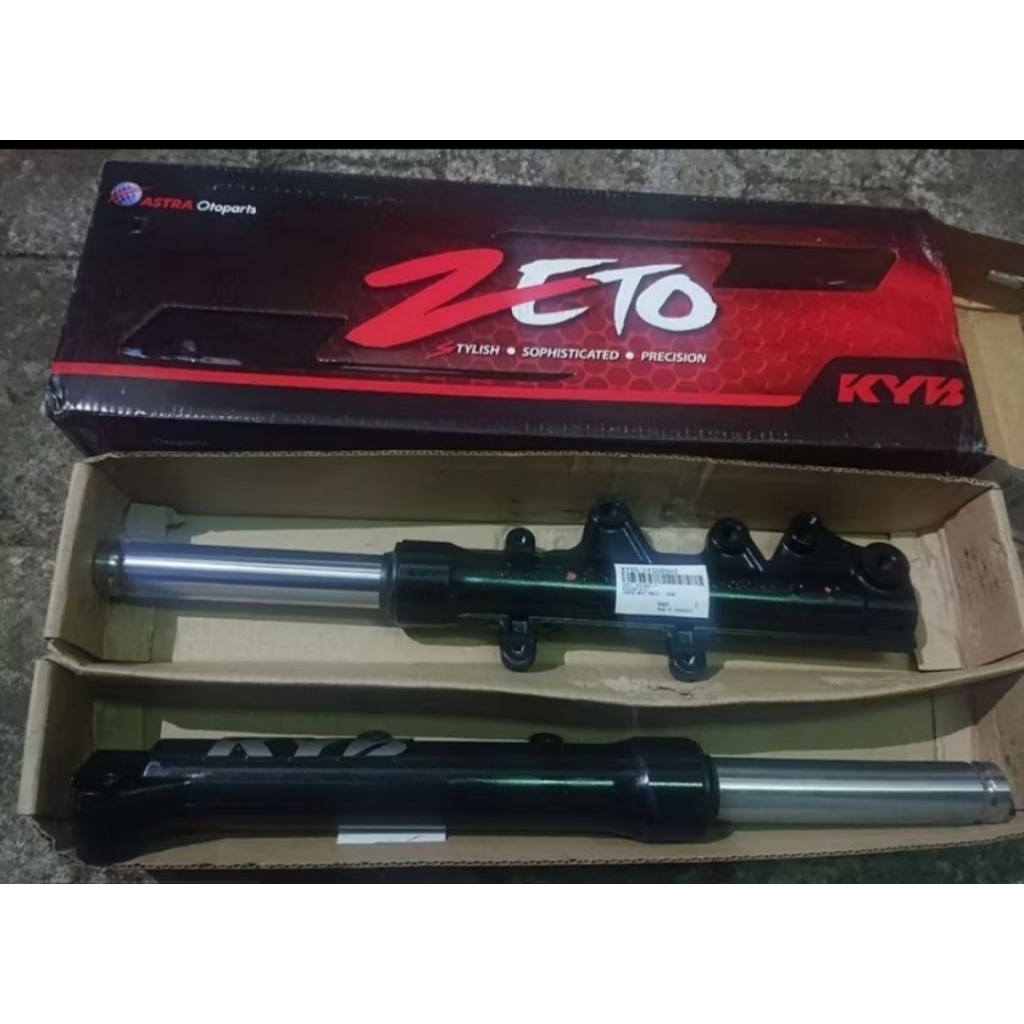 Shock Depan KYB ZETO YAMAHA NMAX KUAT PRESISI DESAIN SPORTY ORIGINAL