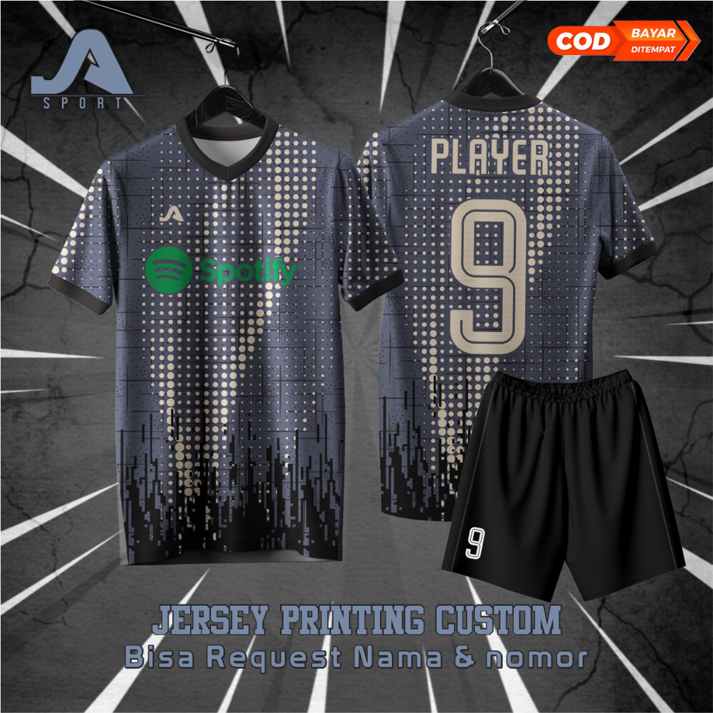 Arena Jersey Futsal Baju Bola Custom Gratis Request Logo Nomor Dan Nama