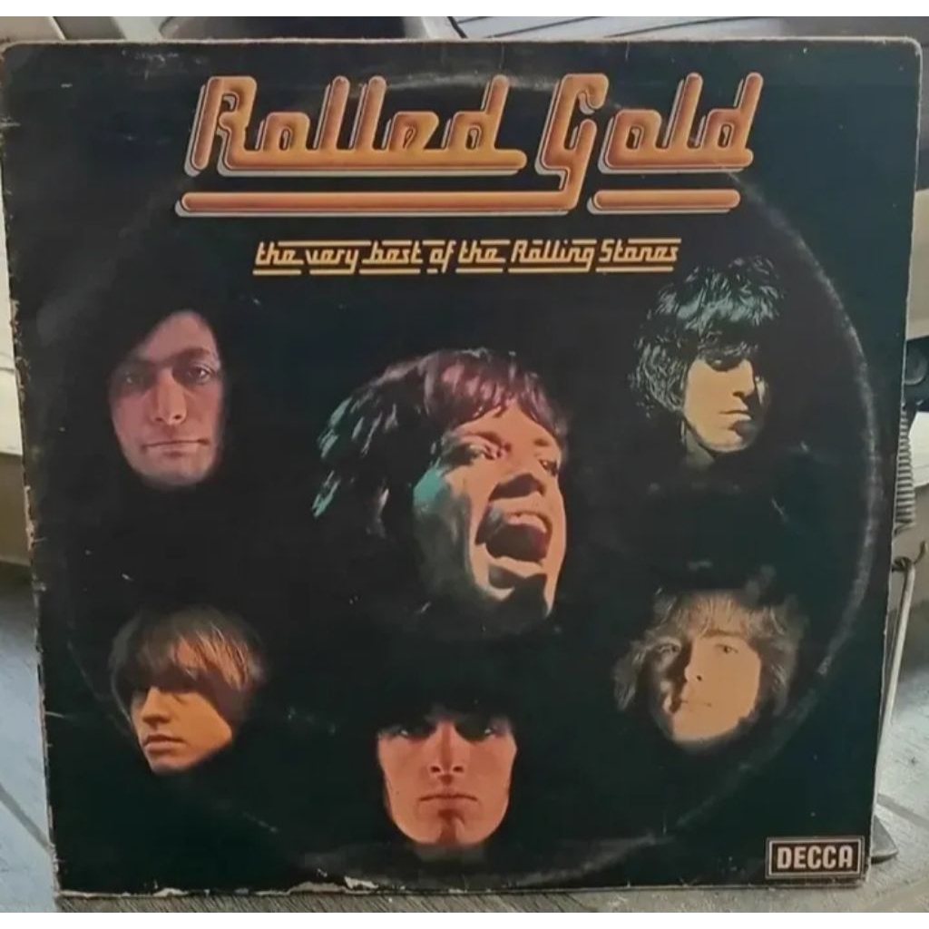 PIRINGAN HITAM VINYL ROLLING STONES