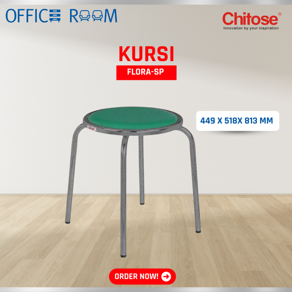 Kursi Bakso / Kursi Makan / Kursi Resto / Kursi Chitose Flora-SP