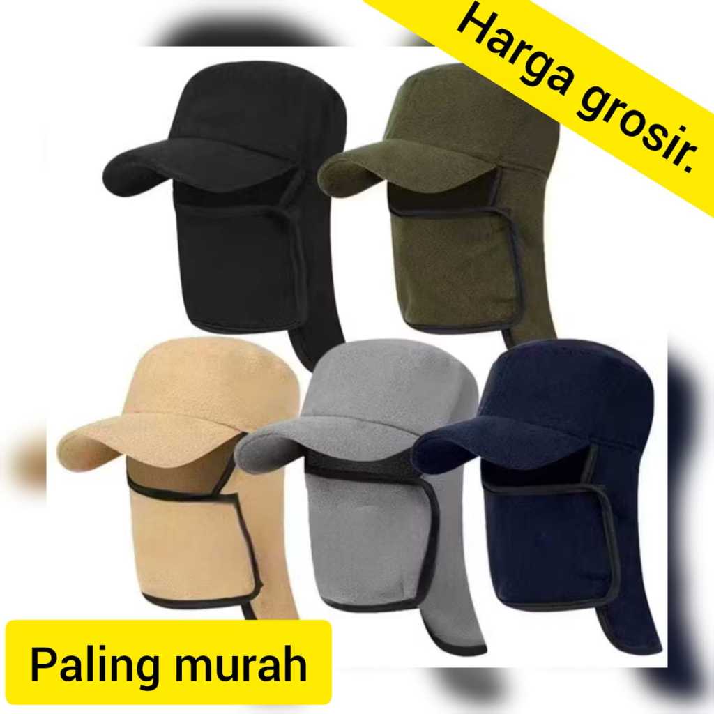 Grosir Termurah Topi Jepang Topi Masker Mancing Topi Petani Topi Jepang Anti Panas Topi Anti Debu  /