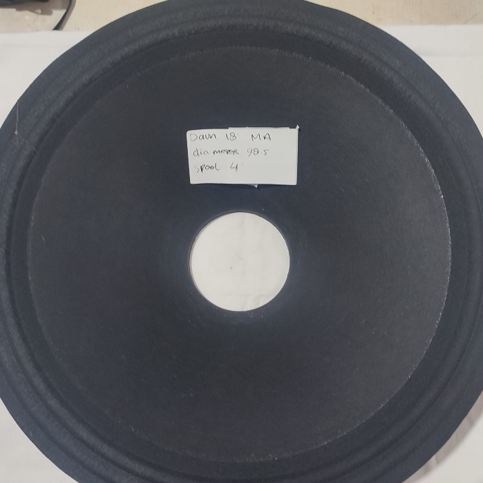 (Instan) Daun / Daun Speaker / Speaker Daun 18" Inch MA Lubang Besar Spool 4" Inch