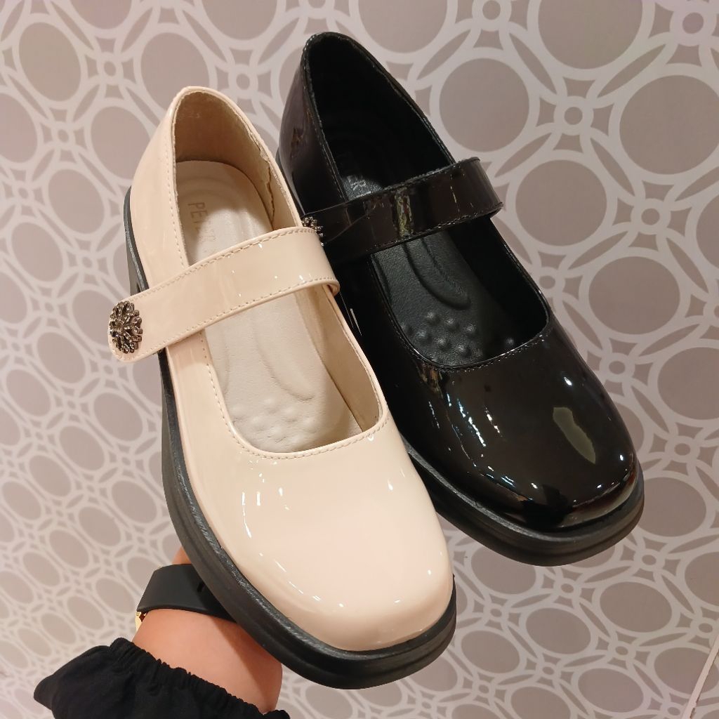 sepatu wanita docmart heels 7cm PETER KEIZA❗️ori dari matahari