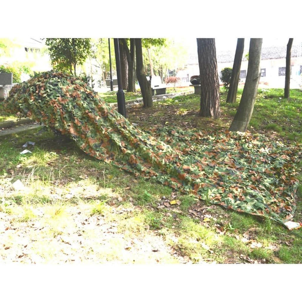 Tenda Jaring Kamuflase Camping Militer Camouflage Net 2x3m Camouflage