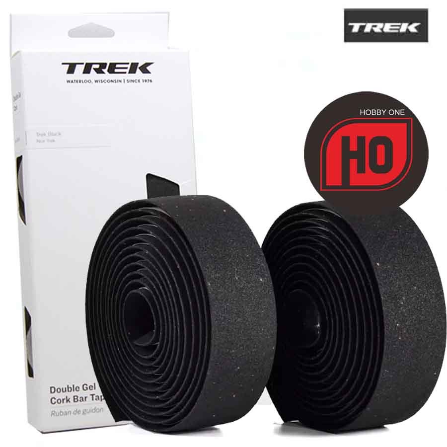 Bontrager Trek Double Gel Cork Handlebar Bar Tape BLACK - Bartape