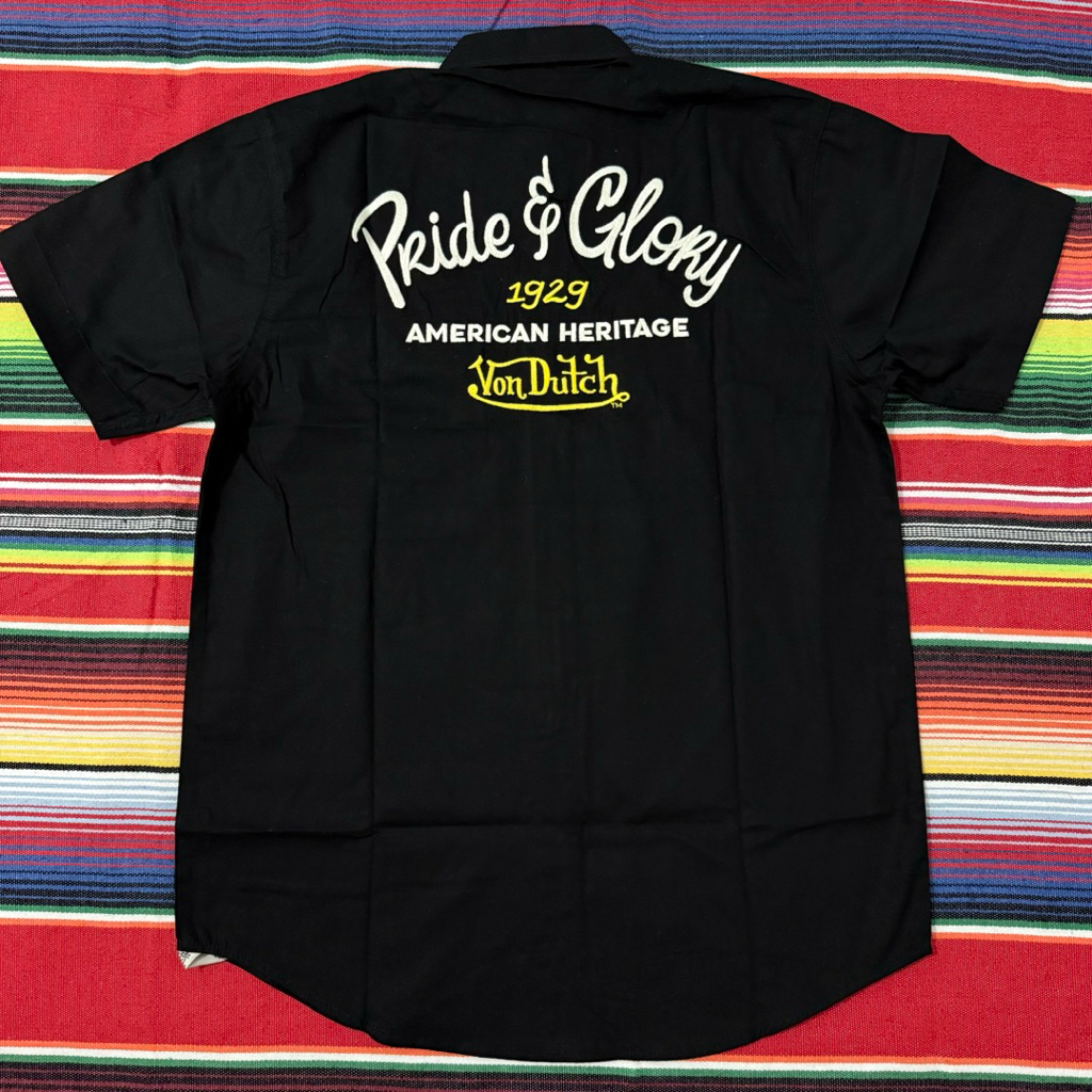 WORKSHIRT - VONDUTCH - S XXL- BLACK ORIGINAL