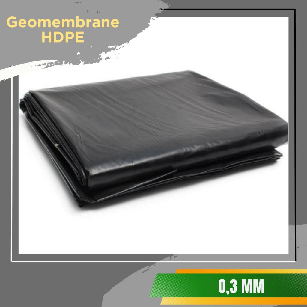Jual Harga Plastik Geomembrane HDPE tebal 0,3mm (300 mikron) Lebar 1m Barang Bagus Berkualitas Kuat