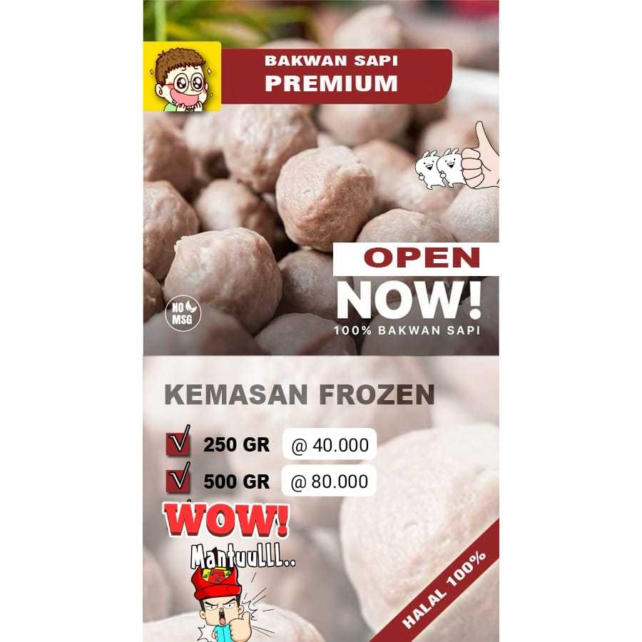 Bakwan Sapi No MSG Asli Surabaya / Bakwan