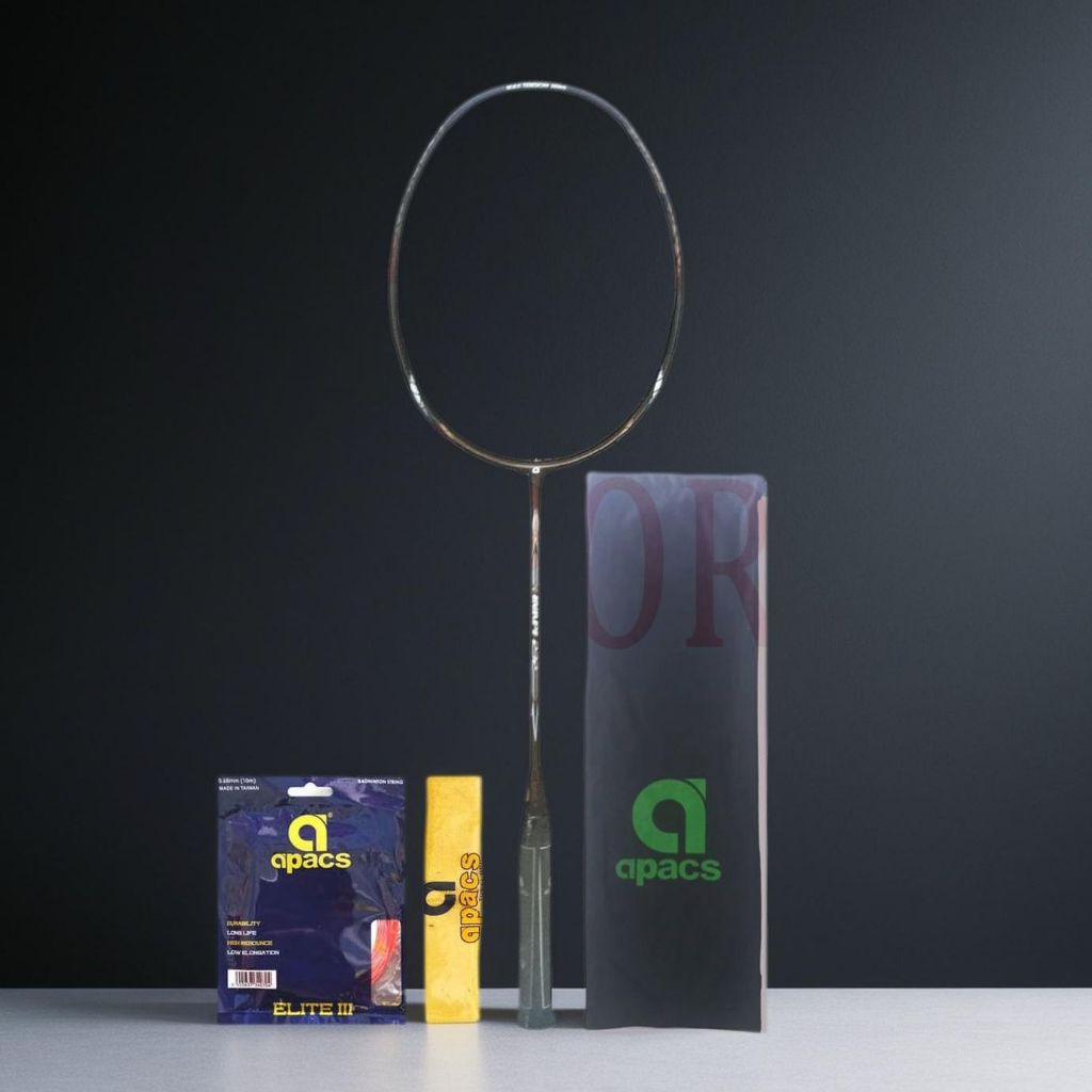 Apacs Finapi 232 38Lbs Bonus Komplit Raket Badminton Apacs Finapi 232