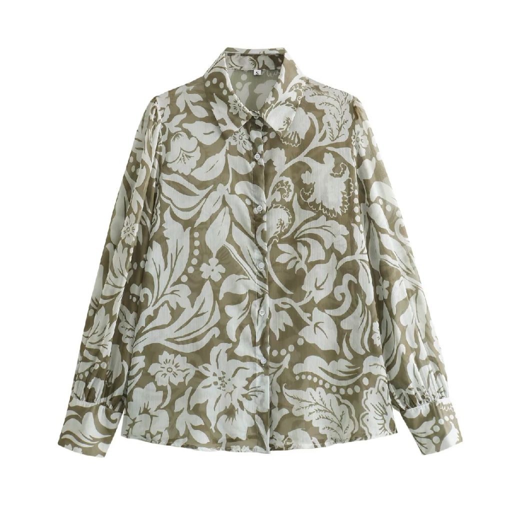 73993A - Green Retro Pattern